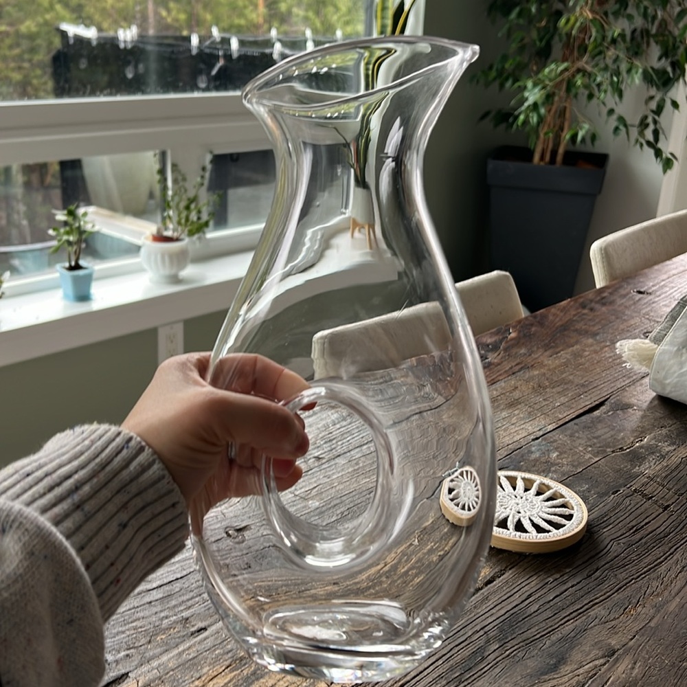 GLASS wine decanter - Picture 4 of 5